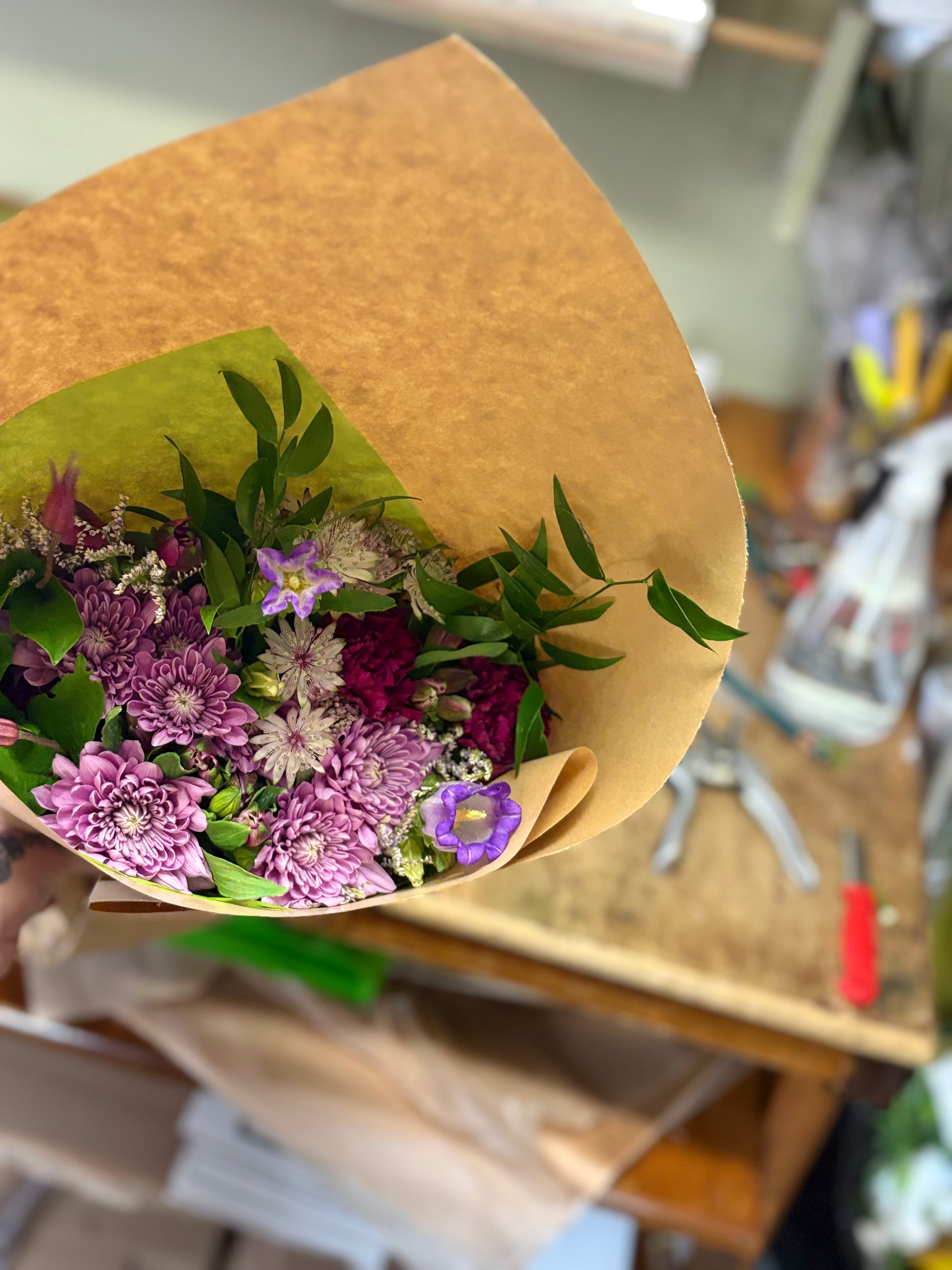 Cut & Wrapped Bouquets