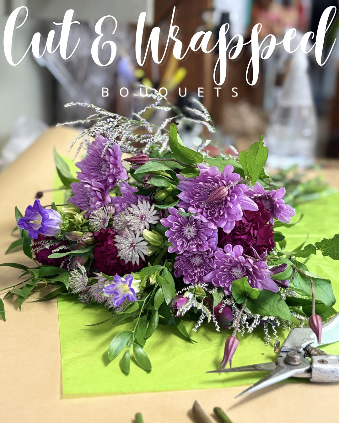 Cut & Wrapped Bouquets